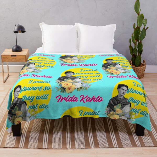 Item preview, I paint flowers so they won't die, Frida Kahlo designed and sold by Mauswohn.