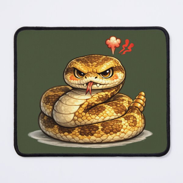 Item preview, Angry Rattlesnake Mascot designed and sold by Ivy-Triggs.