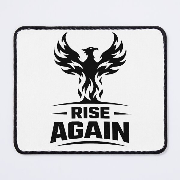 Item preview, Rise Again – Bold Phoenix Motivational Design designed and sold by RelateAndTee.