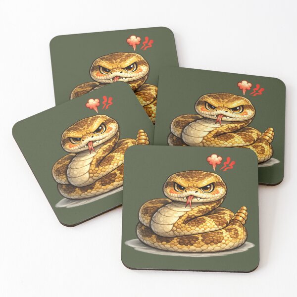 Item preview, Angry Rattlesnake Mascot designed and sold by Ivy-Triggs.