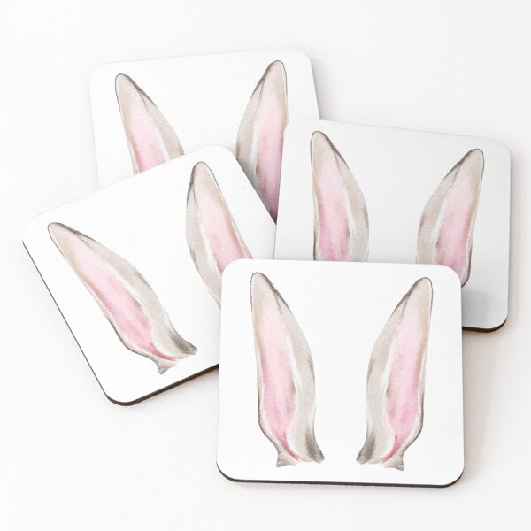 Item preview, Adorable Bunny Ears Watercolor Art designed and sold by Sagi Jane Art.