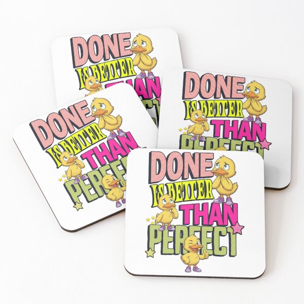Item preview, Funny Duckling - Done Is Better Than Perfect Quote designed and sold by Visual Dept..