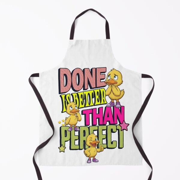 Item preview, Funny Duckling - Done Is Better Than Perfect Quote designed and sold by Visual Dept..