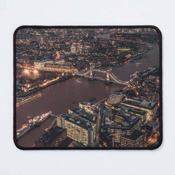 Item preview, London Skyline Tower Bridge Panorama at Night designed and sold by Mauswohn.