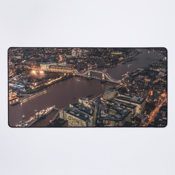 Item preview, London Skyline Tower Bridge Panorama at Night designed and sold by Mauswohn.
