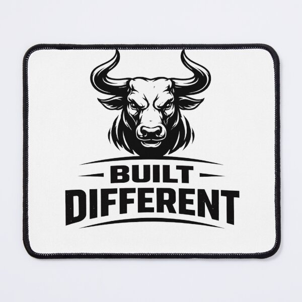 Item preview, Built Different – Bold Streetwear Motivational Typography Design designed and sold by RelateAndTee.