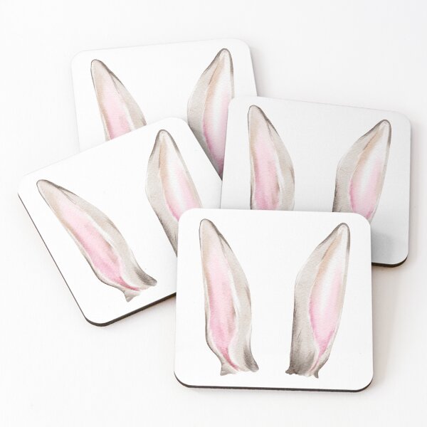 Item preview, Adorable Bunny Ears Watercolor Art designed and sold by Sagi Jane Art.