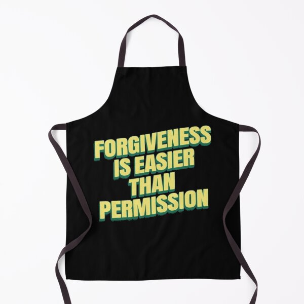 Item preview, Provocative “Forgiveness Is Easier Than Permission” Bold Quote for Risk‑Takers & Creators designed and sold by Bright Nest Studio.
