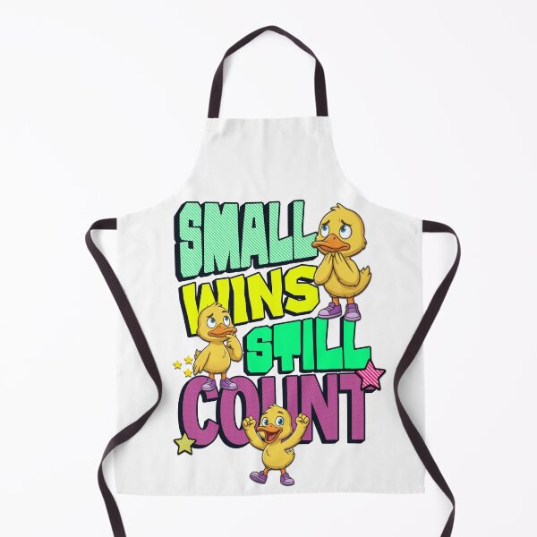 Item preview, Cute Duckling - Small Wins Still Count Quote designed and sold by Visual Dept..