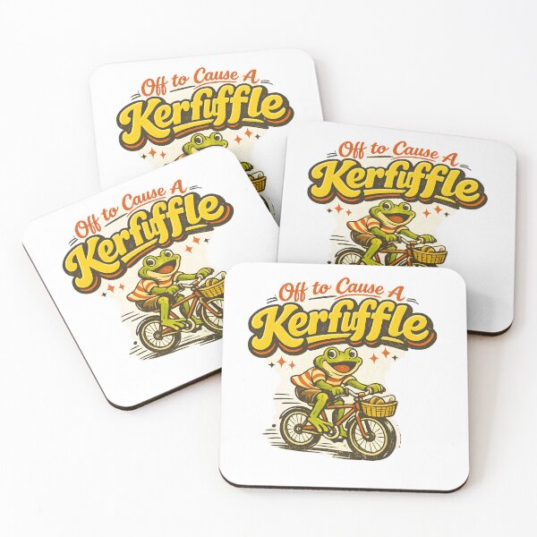 Item preview, Off to Cause A Kerfuffle Off to Cause A Kerfuffle Funny Frog designed and sold by AsturShop.