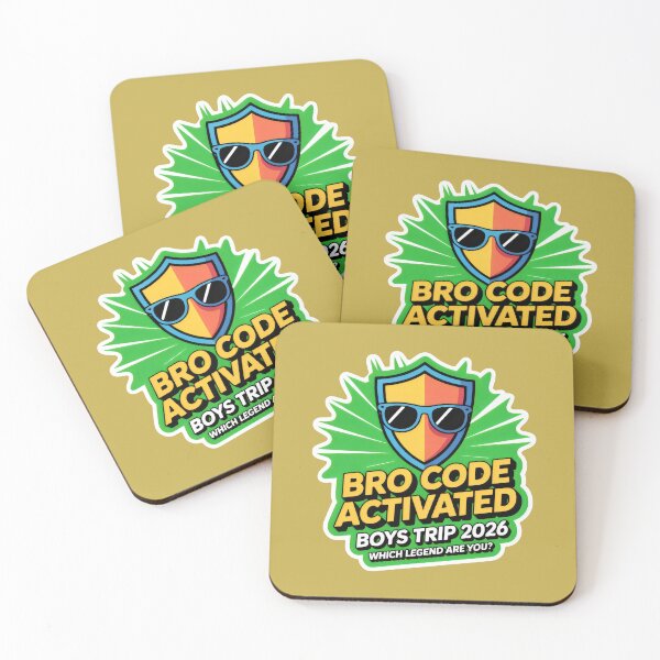 Item preview, Bro Code Activated Boys Trip Friendship Vacation designed and sold by SplashTastic.