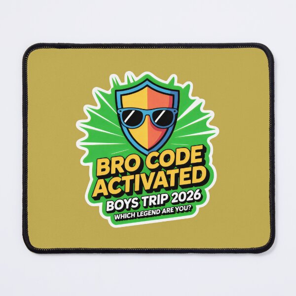 Item preview, Bro Code Activated Boys Trip Friendship Vacation designed and sold by SplashTastic.