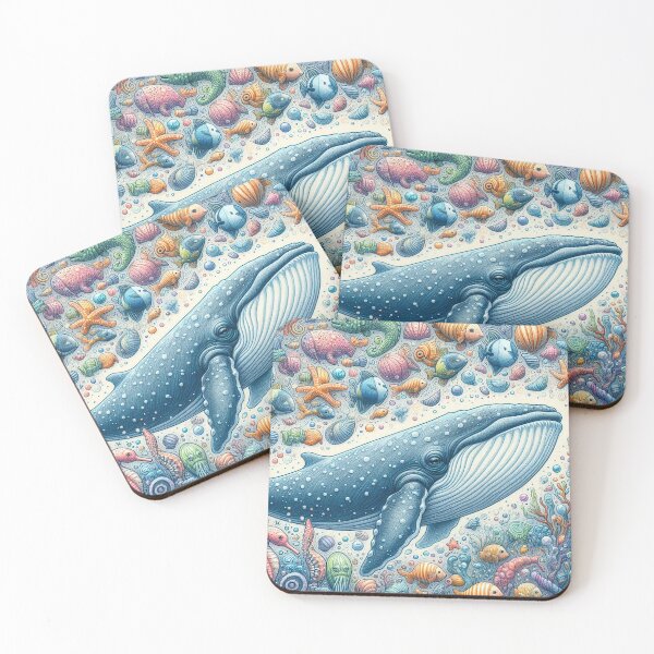 Item preview, Hand-drawn with love for whale above, the gentle giant we all love. designed and sold by Vanich-Panich.
