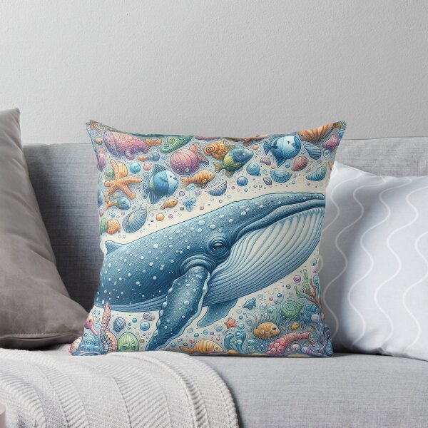 Item preview, Hand-drawn with love for whale above, the gentle giant we all love. designed and sold by Vanich-Panich.