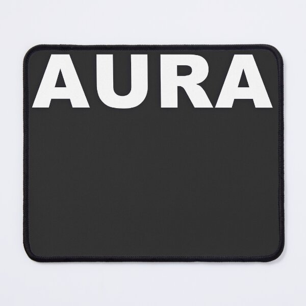Item preview, AURA — White Minimal Bold Type Statement designed and sold by WORDPAUSE.