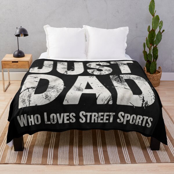 Item preview, Just Dad Who Loves Street Sports – Urban Grunge Typography Design designed and sold by myforestfog.