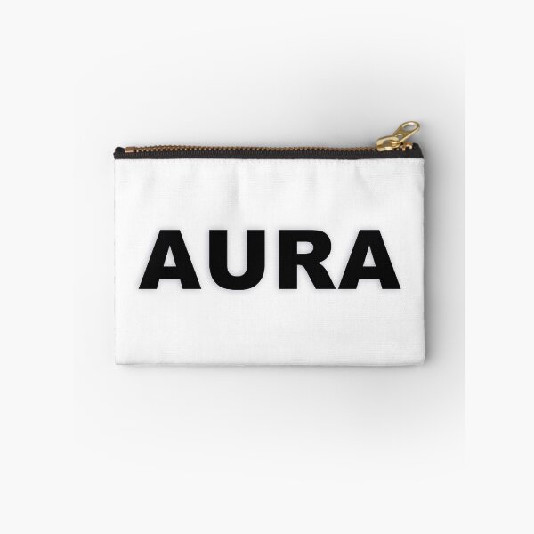 Item preview, AURA — Black Minimal Bold Type Statement designed and sold by WORDPAUSE.