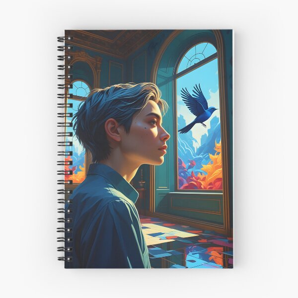 Item preview, Visual rhythm: A bird, a window, and your style designed and sold by KunstGeist.