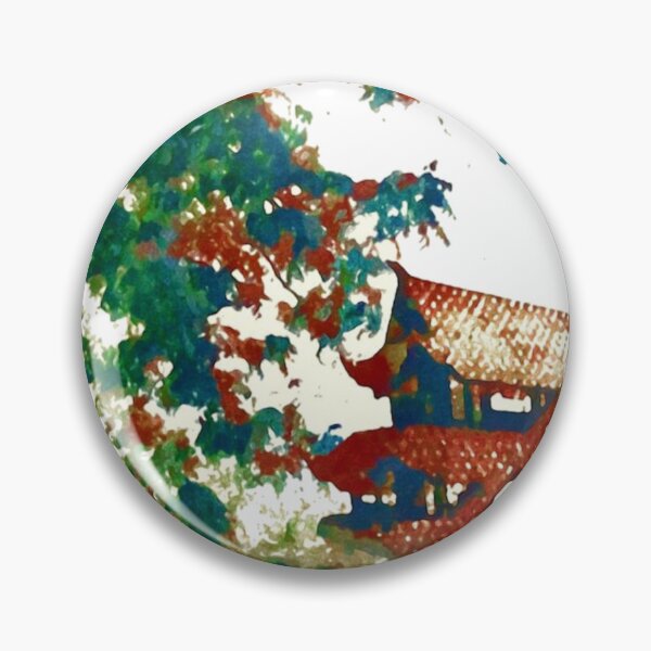 Item preview, Red Pagoda In The trees  designed and sold by The CherryBlossom.
