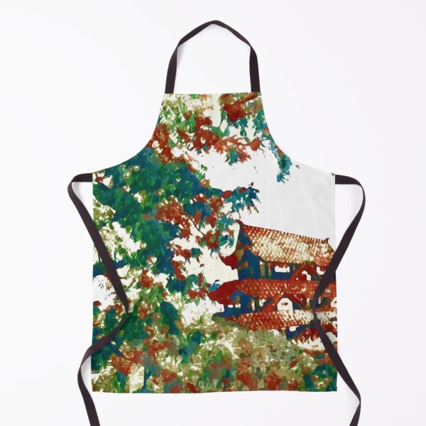 Item preview, Red Pagoda In The trees designed and sold by The CherryBlossom.