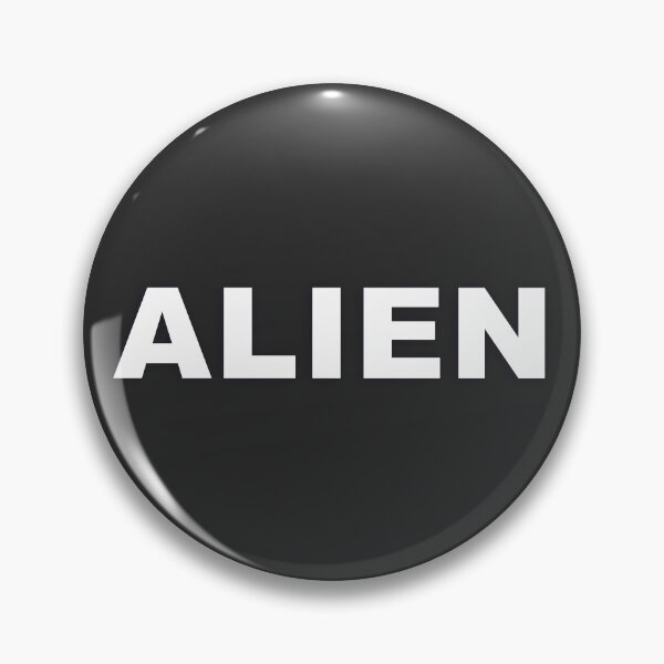 Item preview, ALIEN — White Minimal Bold Type Statement designed and sold by WORDPAUSE.