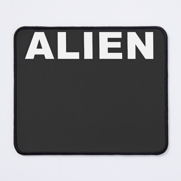 Item preview, ALIEN — White Minimal Bold Type Statement designed and sold by WORDPAUSE.