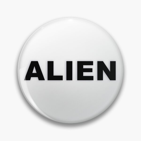 Item preview, ALIEN — Black Minimal Bold Type Statement designed and sold by WORDPAUSE.