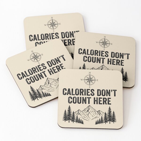 Item preview, Calories Don’t Count Here Hiking designed and sold by Ink Magic.
