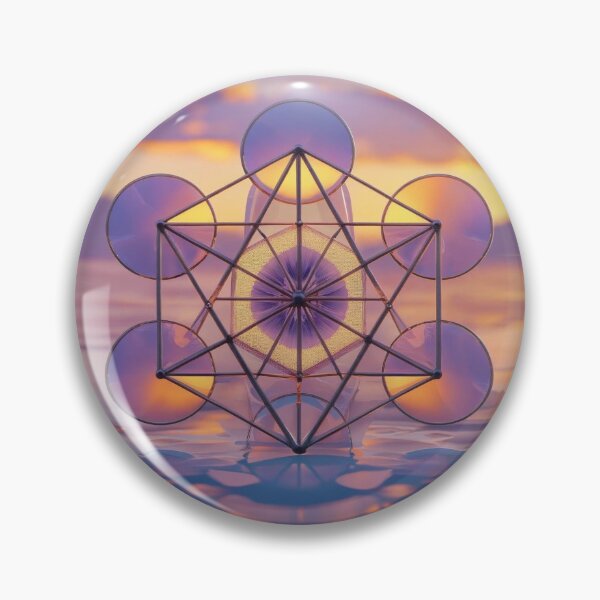 Item preview, Divine Radiance Metatron’s Cube – Cinematic Sacred Geometry Sunset Installation Design designed and sold by ArtivaNest.