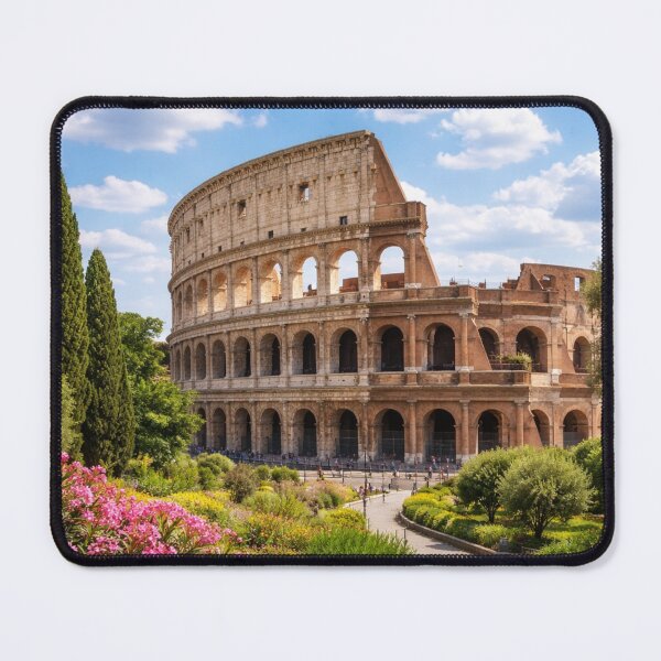 Item preview, Roman Colosseum among Flowery Gardens designed and sold by JuViRo.