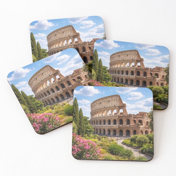 Item preview, Roman Colosseum among Flowery Gardens designed and sold by JuViRo.
