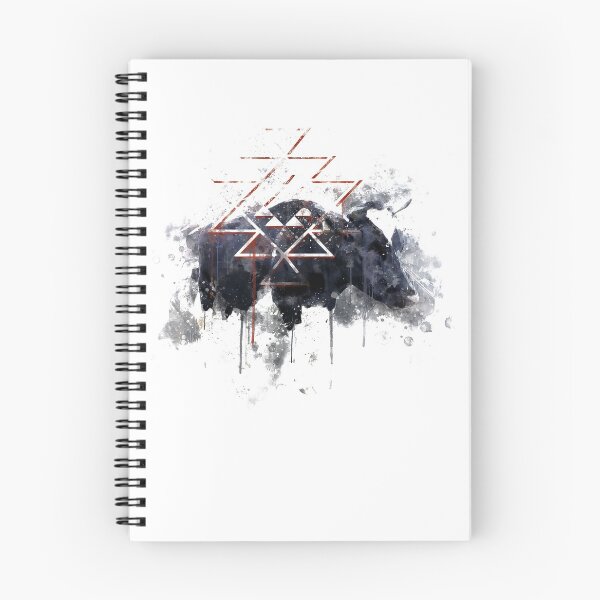 Item preview, Tribal Cow Watercolor 1 designed and sold by Chelsea Eason.