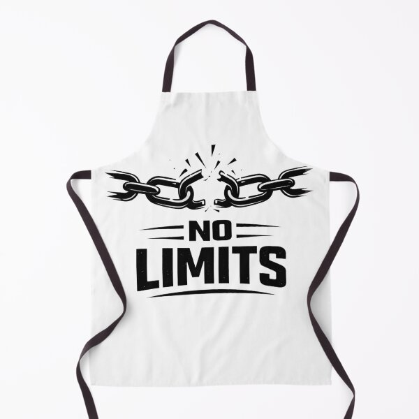 Item preview, No Limits – Bold Broken Chain Motivational Design designed and sold by RelateAndTee.