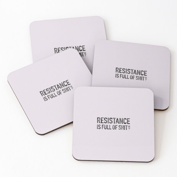 Item preview, Resistance is full of shit designed and sold by AimingUp.