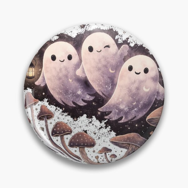 Item preview, Bloom in the Dark Cute Ghost T-Shirt – Kawaii Night Vibes designed and sold by KDesignCrafts.