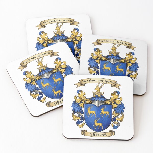 Item preview, The Greene Family Coat of Arms designed and sold by BagTown Clans.