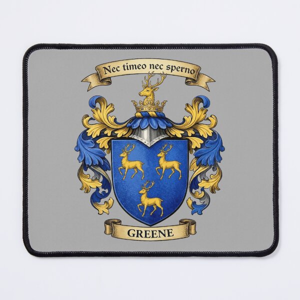 Item preview, The Greene Family Coat of Arms designed and sold by BagTown Clans.