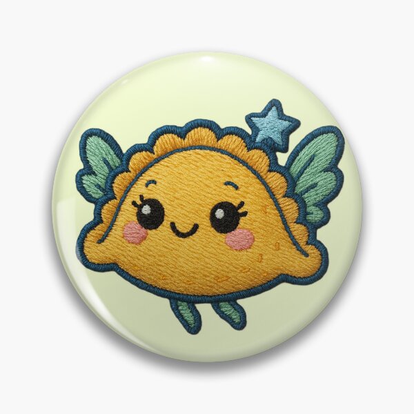 Item preview, Cute Flying Pierogi – Kawaii Polish Dumpling Character designed and sold by myforestfog.