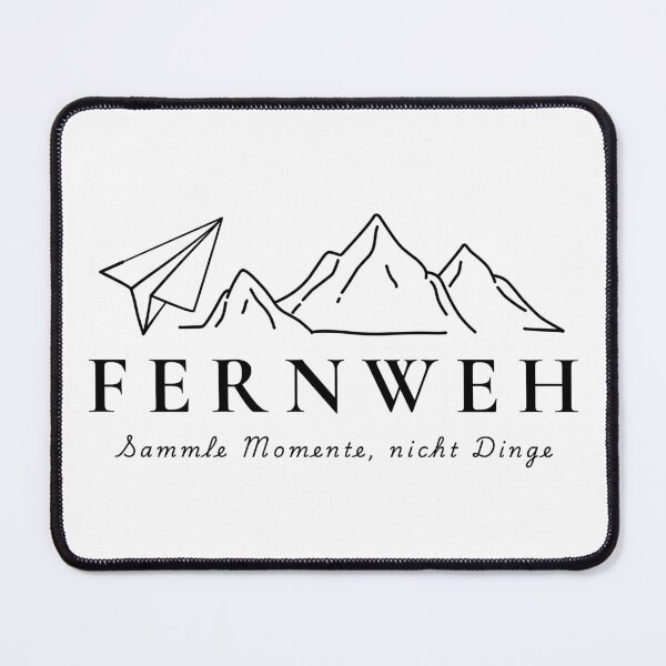 Aperçu de l'œuvre Fernweh Minimalistisches Reise Abenteuer Design créée et vendue par Adamshopz.