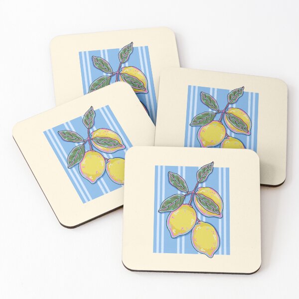 Item preview, Lemon Daydream – Retro Citrus Pop designed and sold by TheRightNotes.
