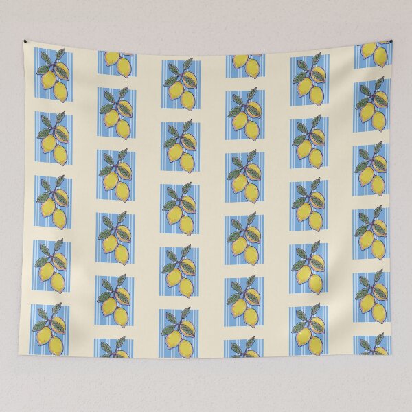 Item preview, Lemon Daydream – Retro Citrus Pop designed and sold by TheRightNotes.