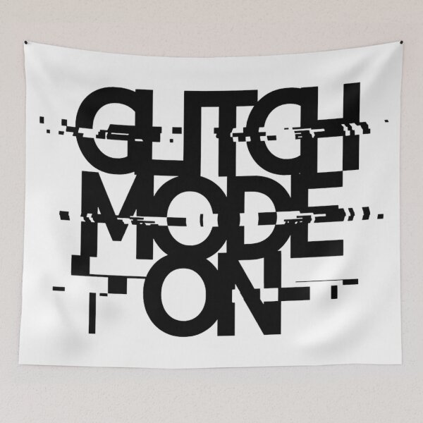 Item preview, Glitch Mode On – Retro Pixel Glitch Tee designed and sold by JSArtDesign.