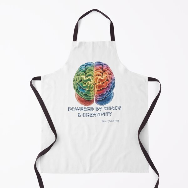 Item preview, ADHD Brain - Powered by Chaos and Creativity | Neurodivergent Art designed and sold by kryoarts.