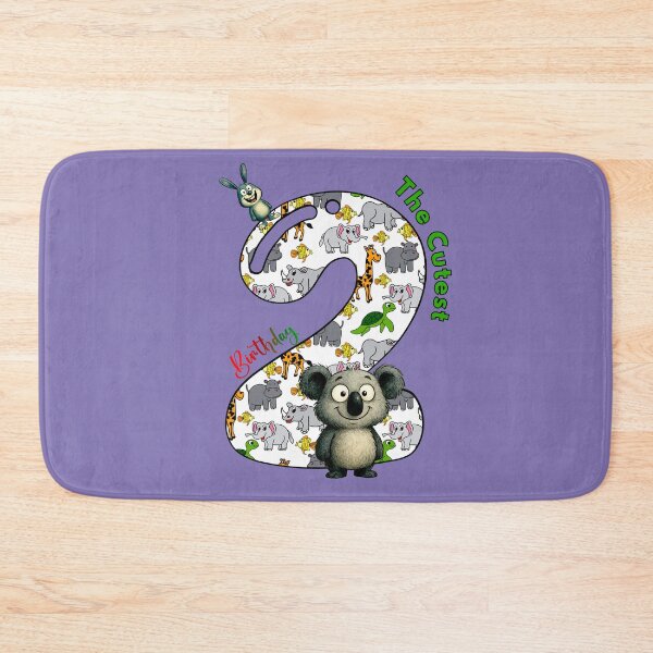Item preview, 2nd Birthday - animals pattern designed and sold by Doodle-Bloom.