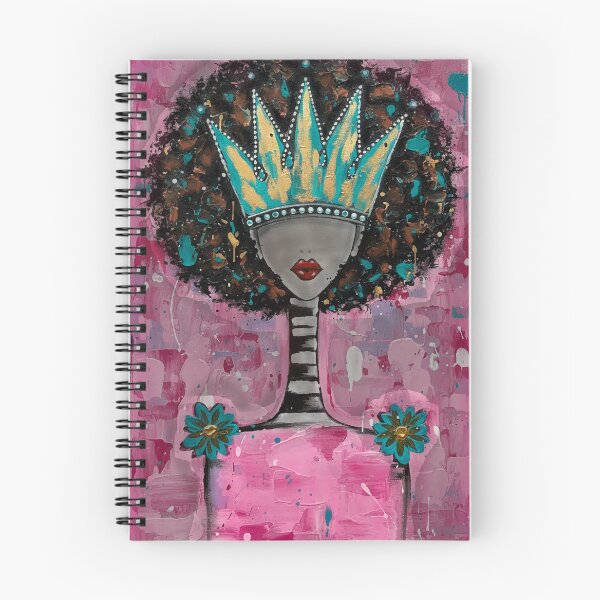 Item preview, Afro Queen — Black Woman Portrait | Mystical Dark Art, Bold Feminine Illustration designed and sold by  Ojo de Lilith.