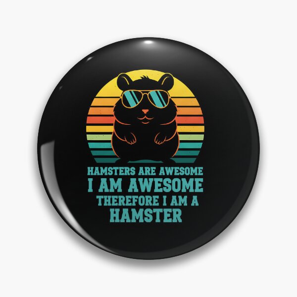 Item preview, I'm Awesome Therefore I am a Hamster designed and sold by CrispyMeowsart.