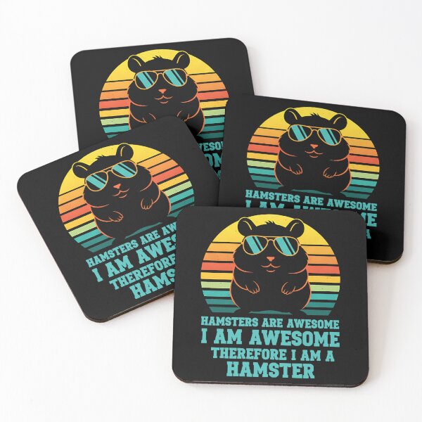 Item preview, I'm Awesome Therefore I am a Hamster designed and sold by CrispyMeowsart.