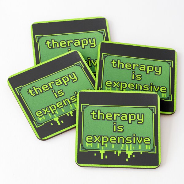 Item preview, Therapy Is Expensive - Retro Gaming Pixel Art designed and sold by PictorialWhimsy.