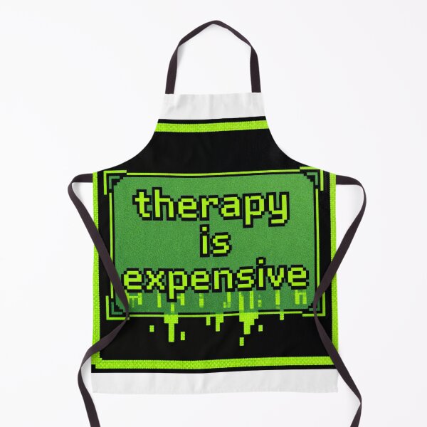 Item preview, Therapy Is Expensive - Retro Gaming Pixel Art designed and sold by PictorialWhimsy.