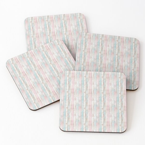 Item preview, Pink and Blue Painted Vintage Wood Pattern  designed and sold by LouieVanille.